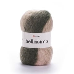 YARNART BELLISSIMO - MULTICOLOR KNITTING YARN VARIEGATED - 1410