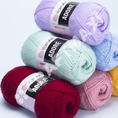 YARNART ADORE - ANTI-PILLING KNITTING YARN