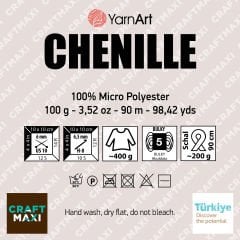 YARNART CHENILLE - VELVET KNITTING YARN