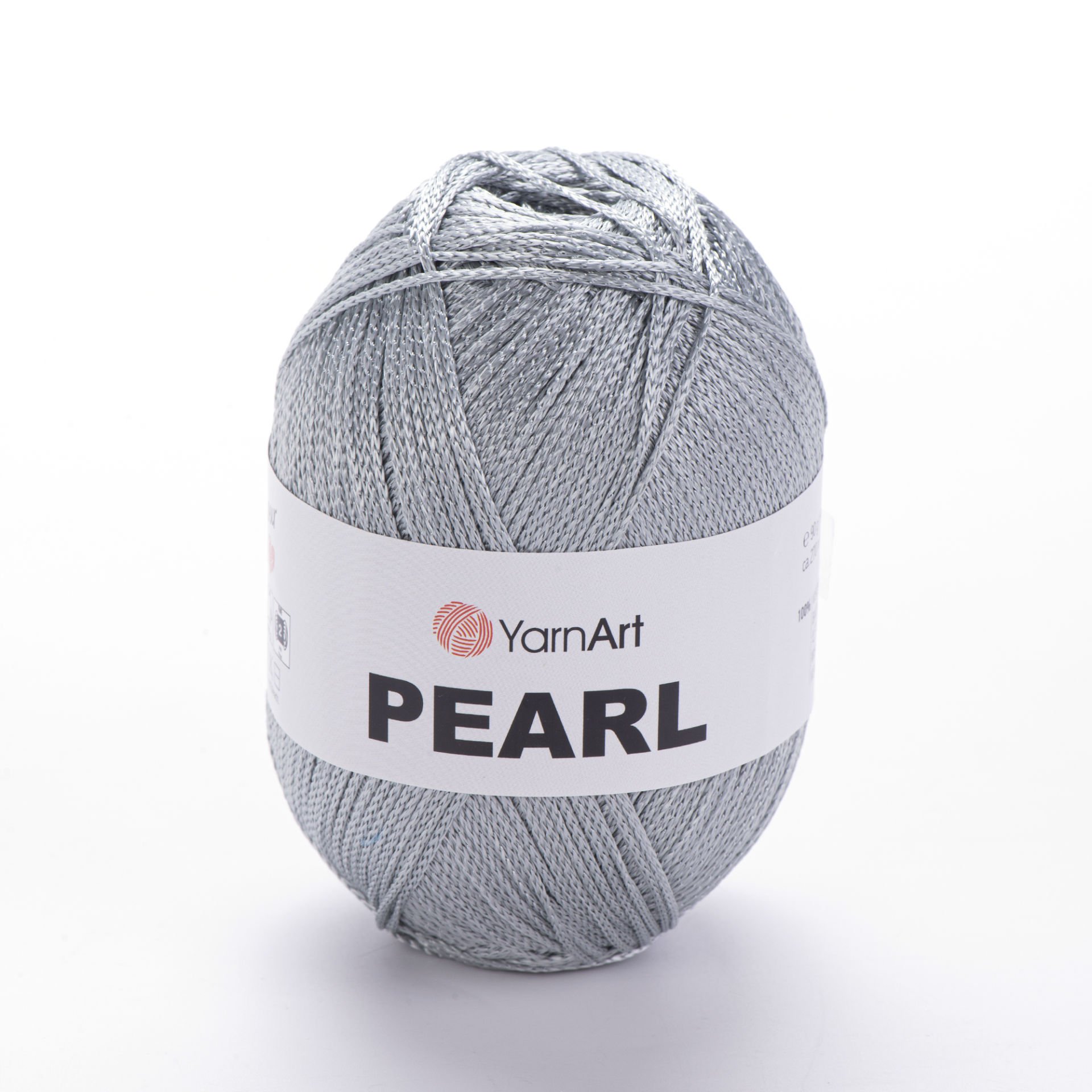 YARNART PEARL - SHINY KNITTING YARN GREY - 114