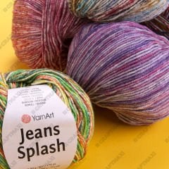 YARNART JEANS SPLASH - MULTICOLOR KNITTING YARN VARIEGATED - 942