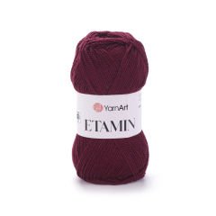 YARNART ETAMIN - EMBRIODERY AND KNITTING YARN CLARET - 435