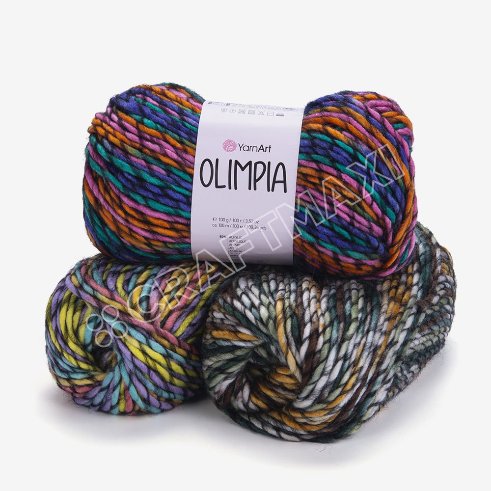 YARNART OLIMPIA - MULTICOLOR KNITTING YARN