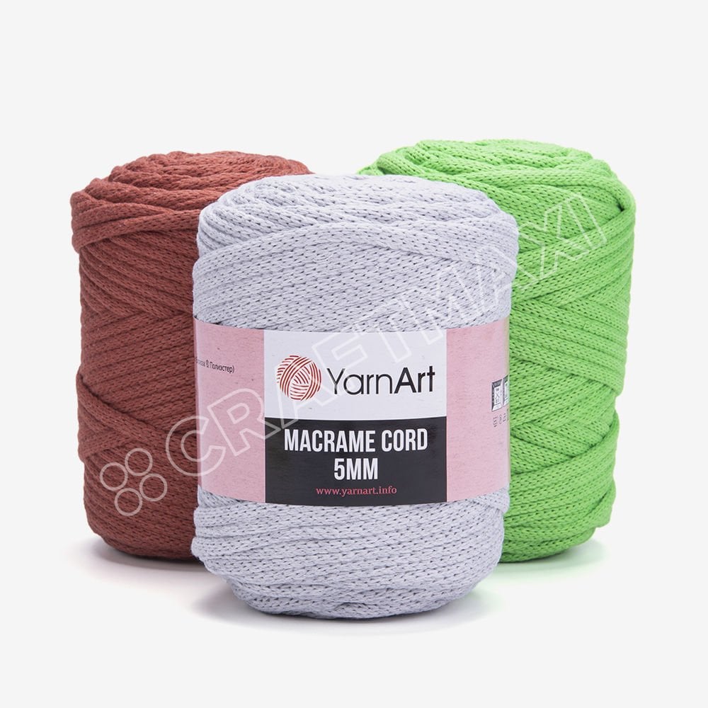 YARNART MACRAME CORD 5 MM - MACRAME CORD