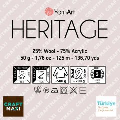 YARNART HERITAGE - MULTICOLOR KNITTING YARN