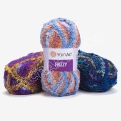 YARNART FRIZZY - MULTICOLOR KNITTING YARN