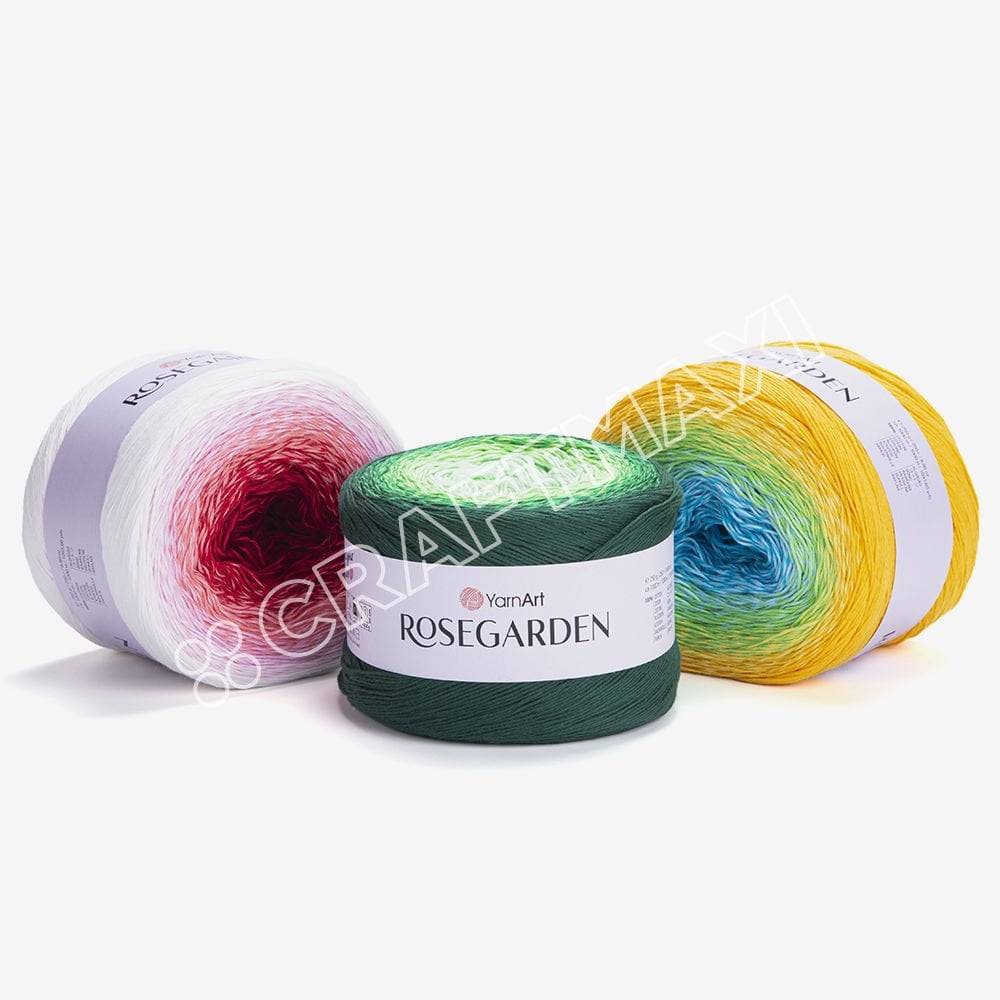 YARNART ROSEGARDEN - MULTICOLOR KNITTING YARN