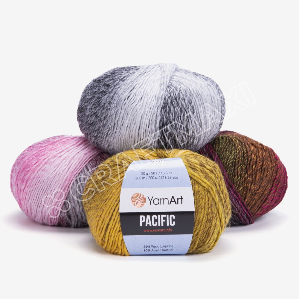 YARNART PACIFIC - MULTICOLOR KNITTING YARN