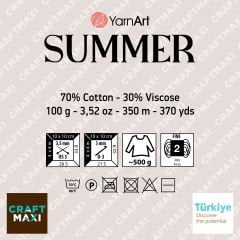 YARNART SUMMER - SPARKLY KNITTING YARN