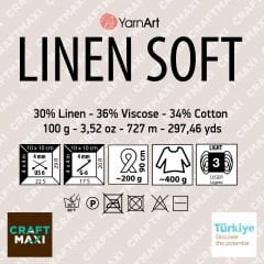 YARNART LINEN SOFT - KNITTING YARN