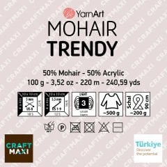 YARNART MOHAIR TRENDY - KNITTING YARN