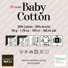 YARNART BABY COTTON - BABY GARN