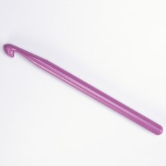 YARNART PLASTIC CROCHET HOOK 9 MM - PURPLE