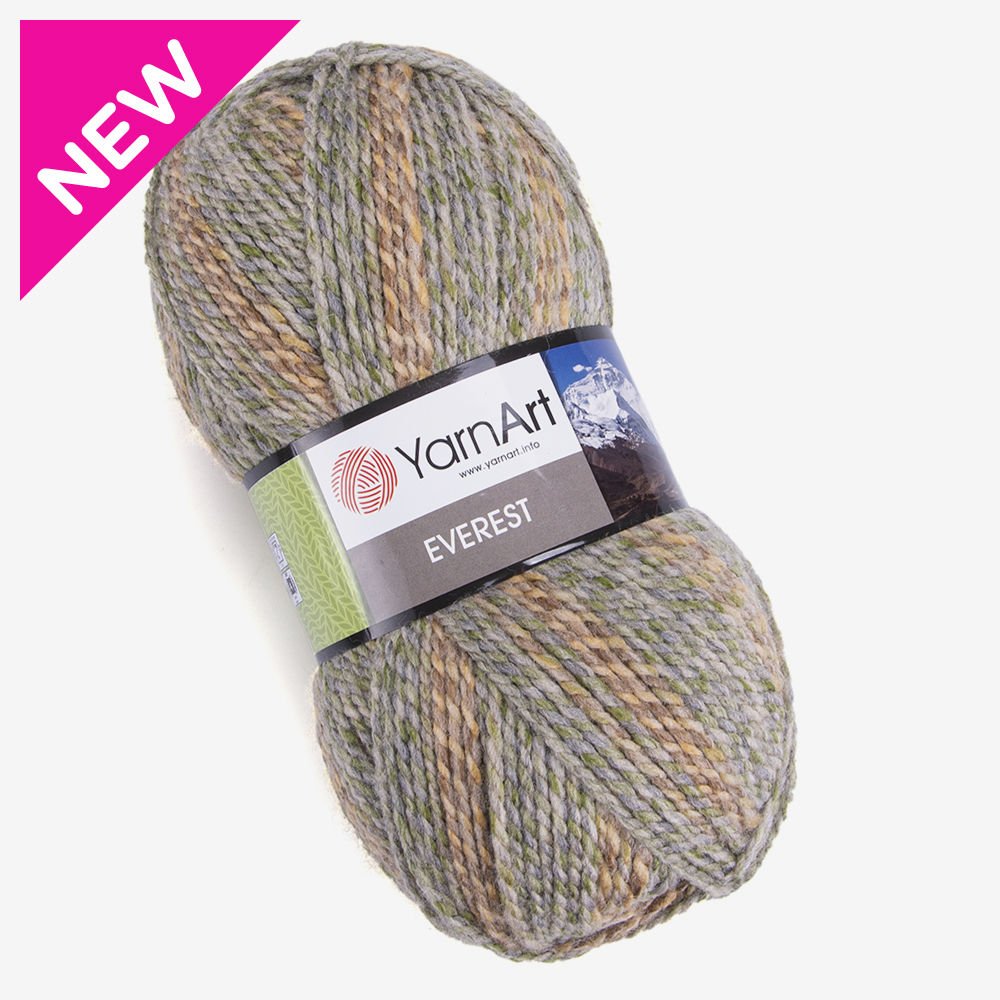 YARNART EVEREST - MULTICOLOR KNITTING YARN VARIEGATED - 7050