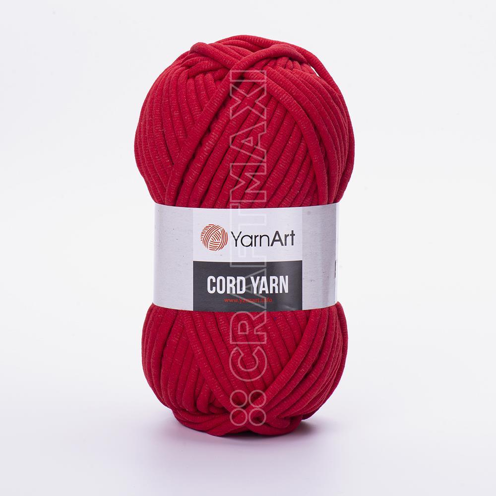 YARNART CORD YARN - HOME DECORATION ACCESSORIES KNITTING CORD RED - 773