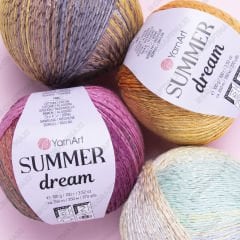 YARNART SUMMER DREAM -  MULTICOLOR KNITTING YARN