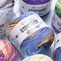 YARNART SYMPHONY DREAM -  MULTICOLOR KNITTING YARN