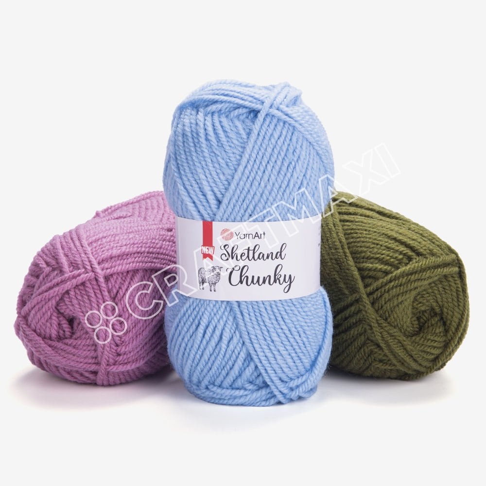 YARNART SHETLAND CHUNKY - KNITTING YARN