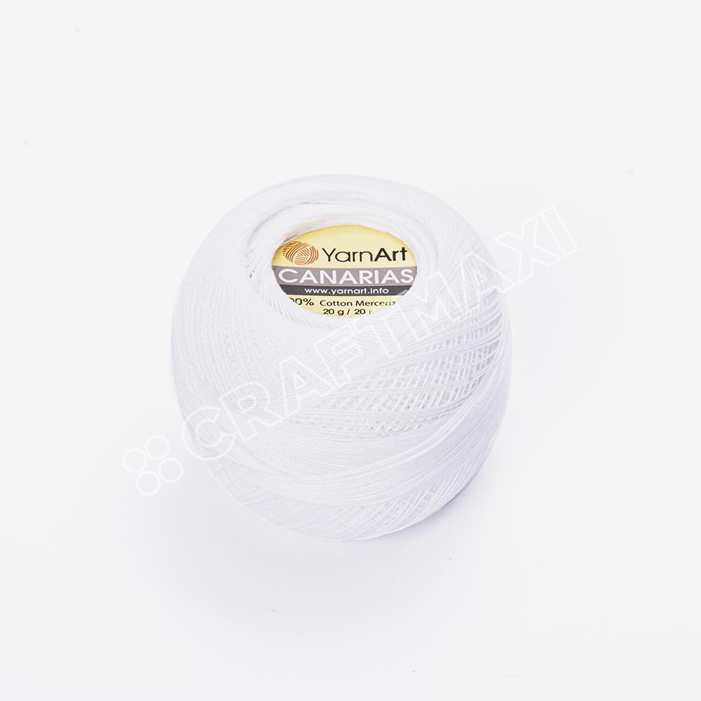 Mercerized Cotton Yarn, Black, 20 G, 1 Ball