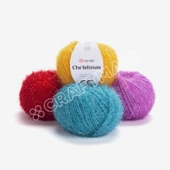 YARNART CHRISTMAS - SPARKLY KNITTING YARN