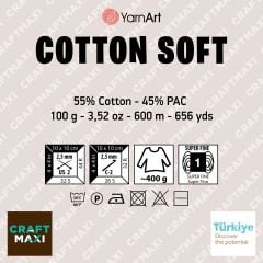 YARNART COTTON SOFT - KNITTING YARN