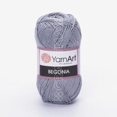 YARNART BEGONIA - MERSERİZE EL ÖRGÜ İPİ GRİ-MAVİ - 5326