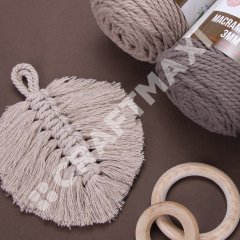 YARNART MACRAME ROPE 3 MM - MAKROME EL ÖRGÜ İPİ