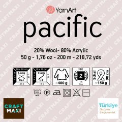 YARNART PACIFIC - EBRULİ EL ÖRGÜ İPİ