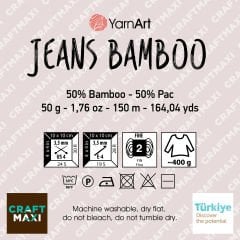 YARNART JEANS BAMBOO - EL ÖRGÜ İPİ