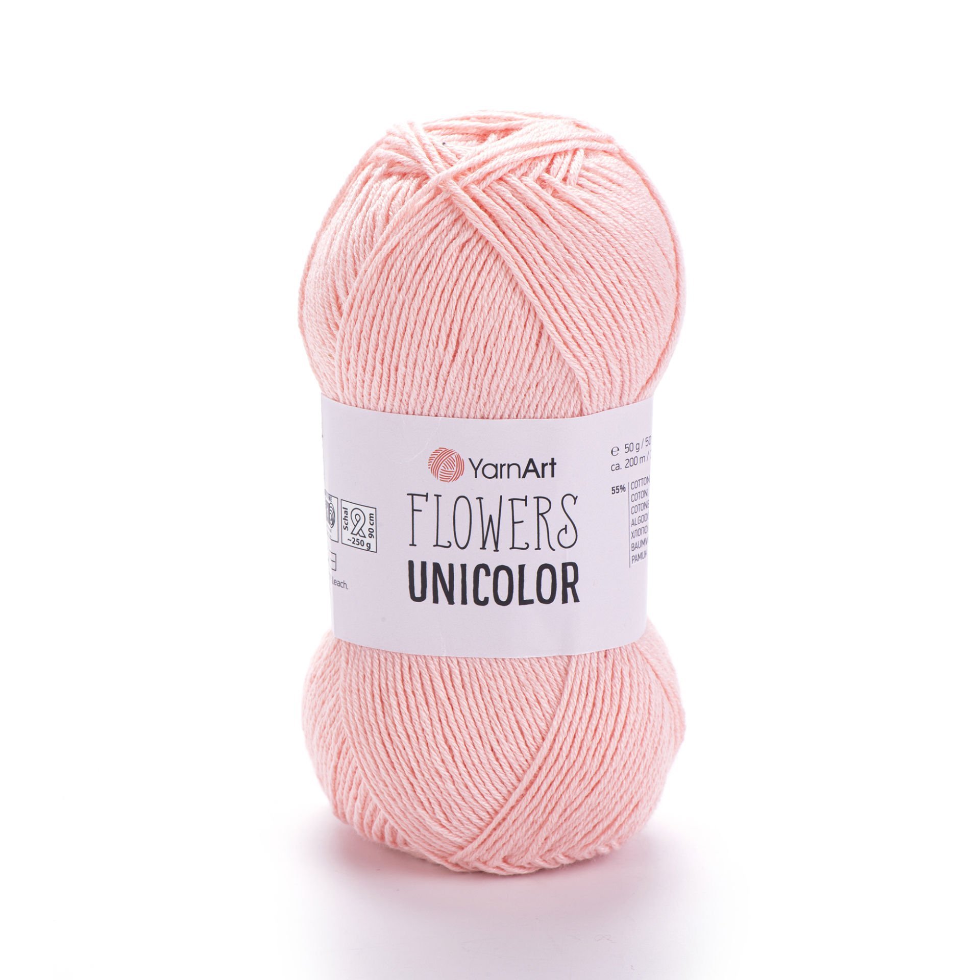 YARNART FLOWERS UNICOLOR - EL ÖRGÜ İPİ PEMBE - 734