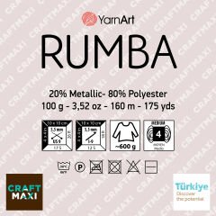 YARNART RUMBA - SİMLİ EL ÖRGÜ İPİ