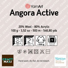 YARNART ANGORA ACTIVE NEW - EBRULİ EL ÖRGÜ İPİ