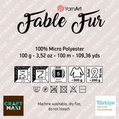 YARNART FABLE FUR - EL ÖRGÜ İPİ