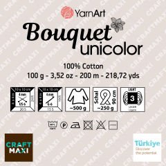 YARNART BOUQUET UNICOLOR - EL ÖRGÜ İPİ