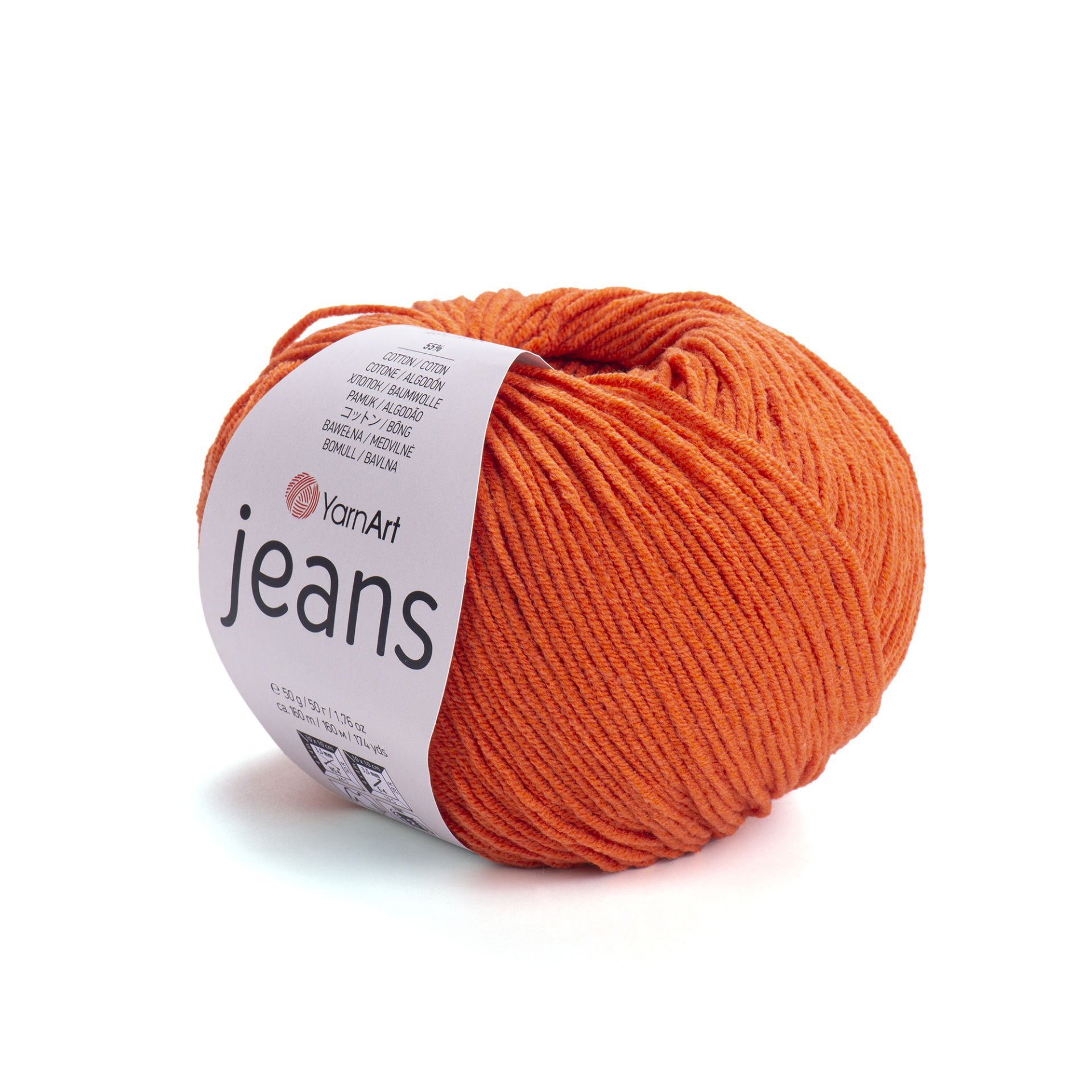 YARNART JEANS - EL ÖRGÜ İPİ KOYU TURUNCU - 85