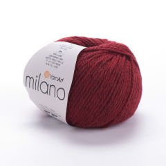 YARNART MILANO - EL ÖRGÜ İPİ KOYU KIRMIZI - 862