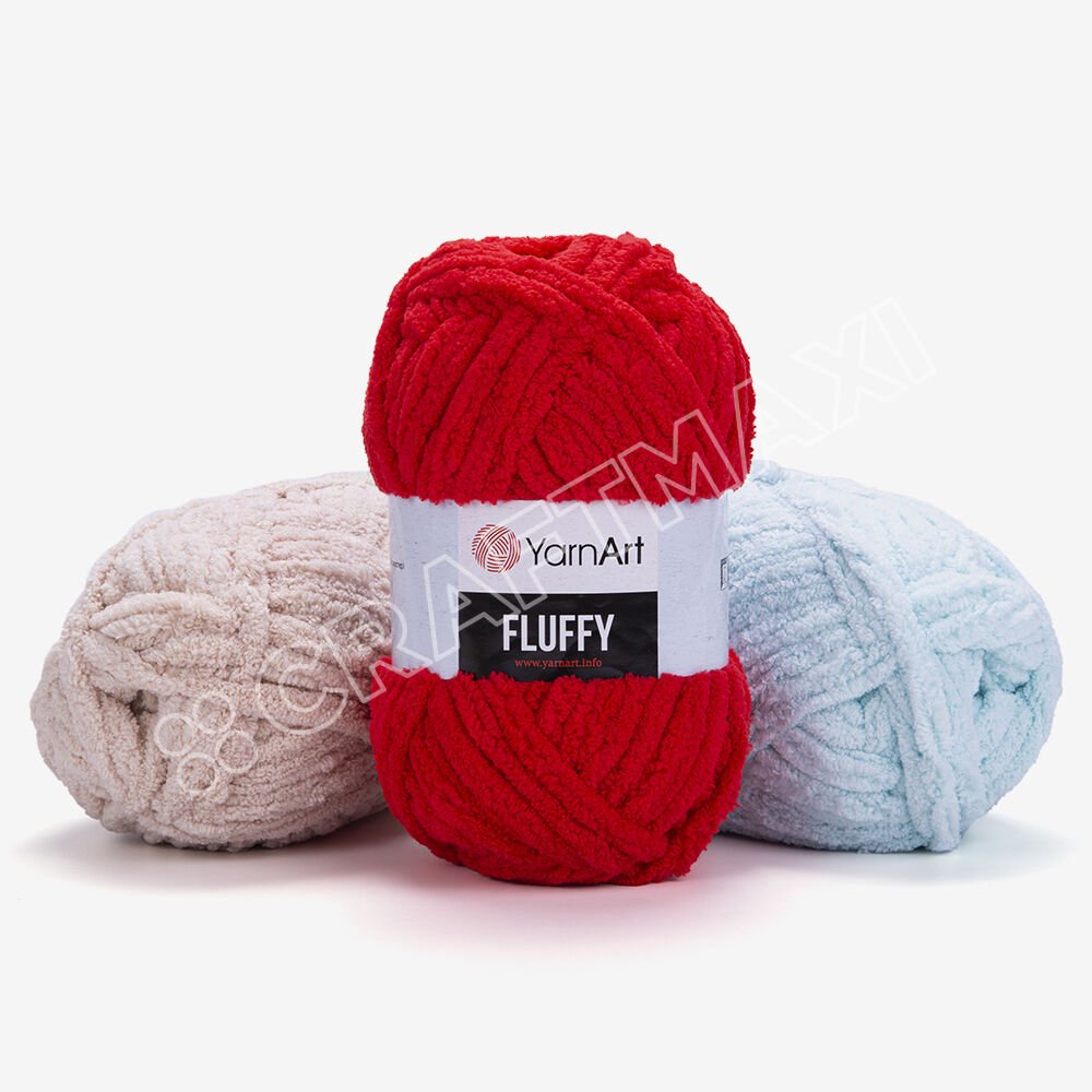 YARNART FLUFFY - EL ÖRGÜ İPİ