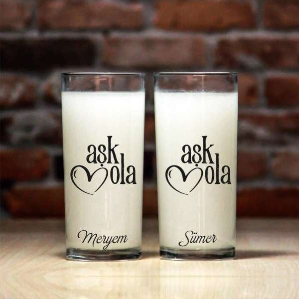 Aşk Ola 2'li Rakı Bardağı