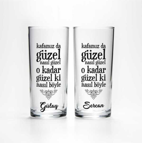 Kafamız da Güzel 2'li Rakı Bardağı