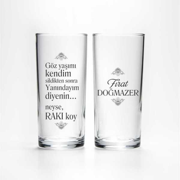 Rakı Koy 2'li Rakı Bardağı