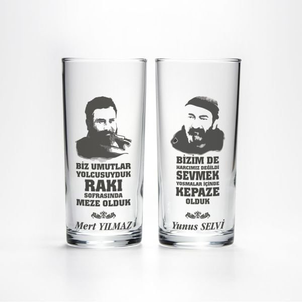 Ahmet Kaya 2'li Rakı Bardağı