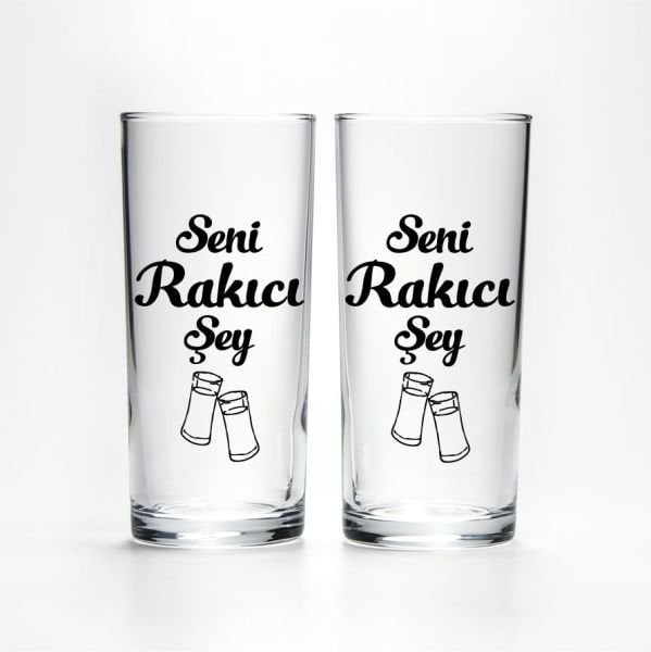 Seni Rakıcı Şey - 2'li Rakı Bardağı