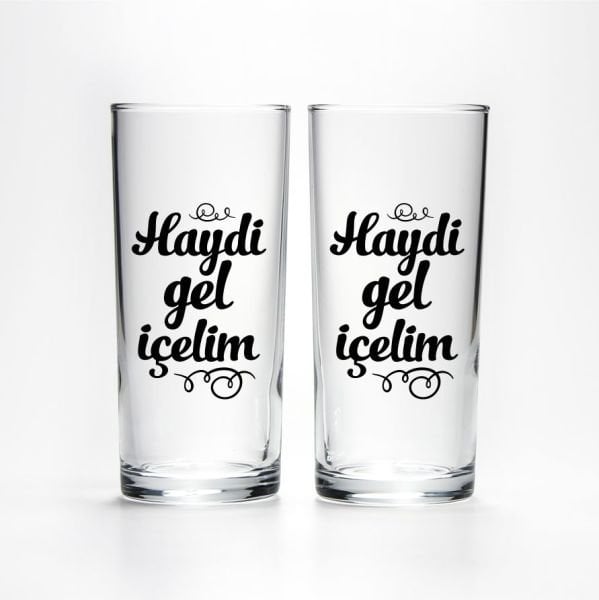 Haydi Gel İçelim - 2'li Rakı Bardağı