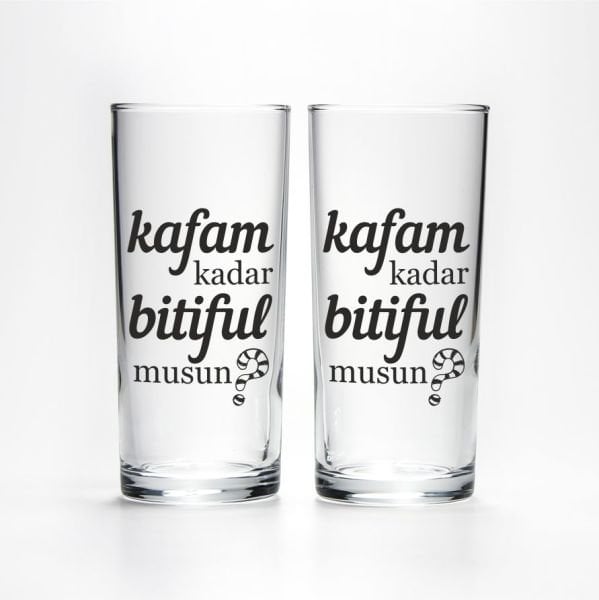 Kafam Kadar Bitiful Musun? - 2'li Rakı Bardağı