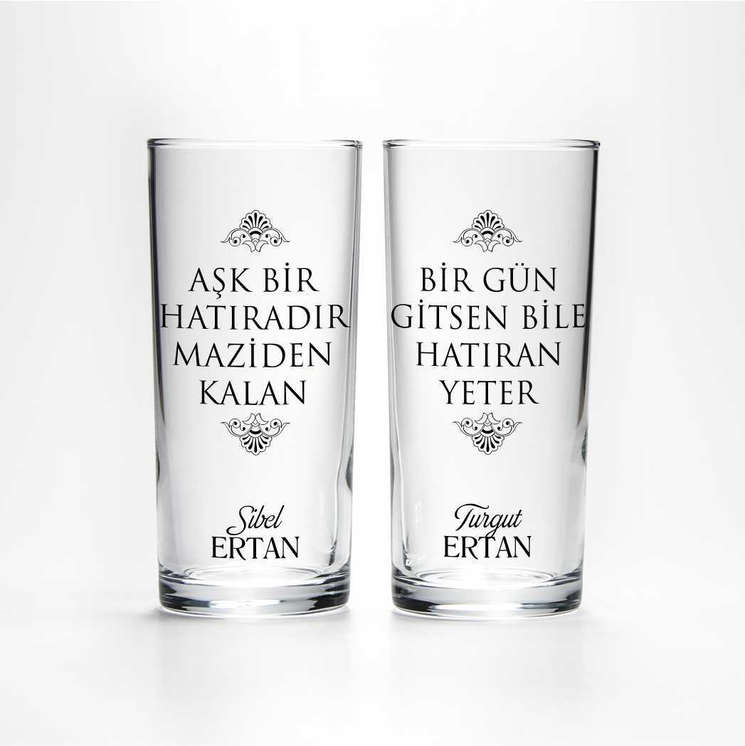 Sözünü Yaz 2'li Rakı Bardağı