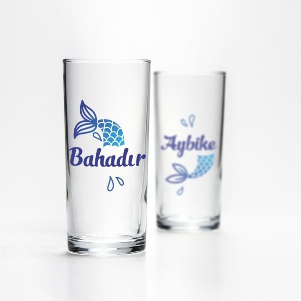 Balık Kuyruk 2'li Rakı Bardağı