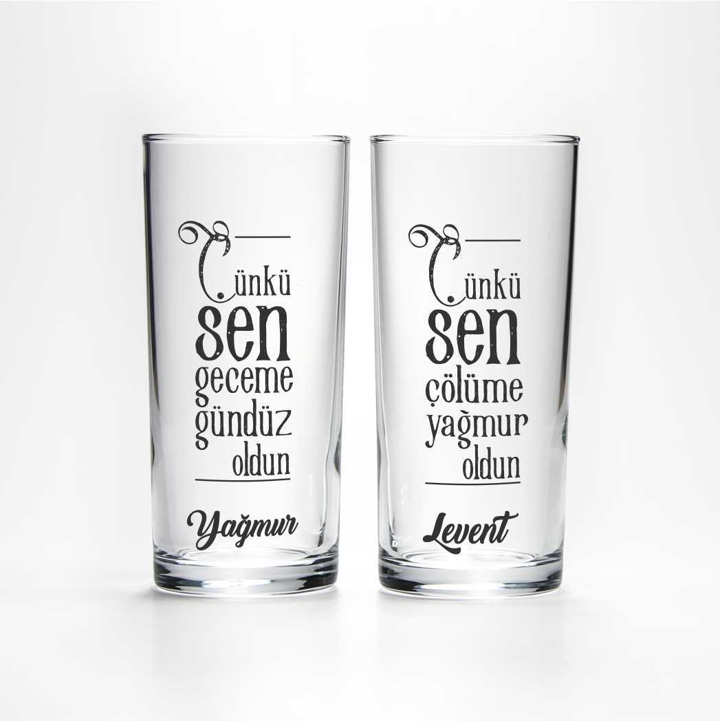 Çünkü Sen 2'li Rakı Bardağı