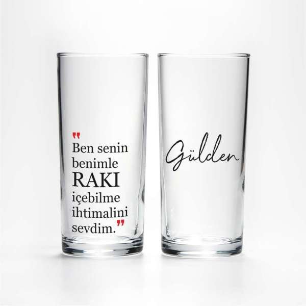 Rakı İçebilme İhtimali 2'li Rakı Bardağı