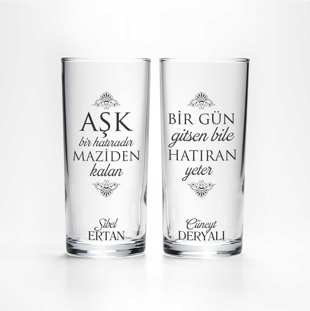 Hatıran Yeter 2'li Rakı Bardağı