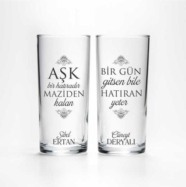 Hatıran Yeter 2'li Rakı Bardağı